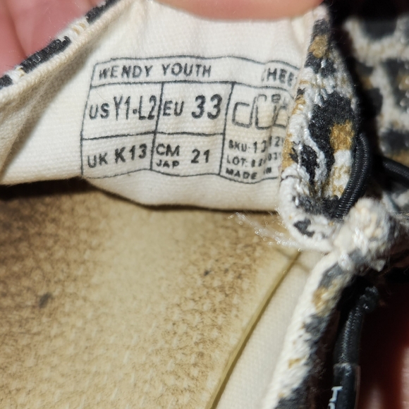 Girls Y1 Hey Dudes, Cheetah - Picture 3 of 5